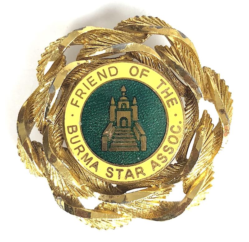 Friend of the Burma Star Association pin badge