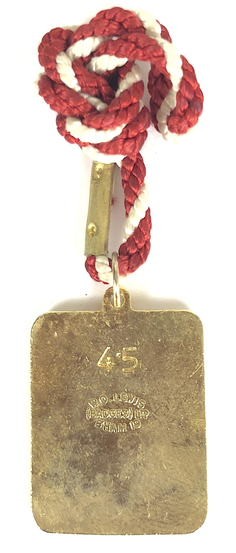 1996 Folkestone Horse Racing Club Badge closed course Kent