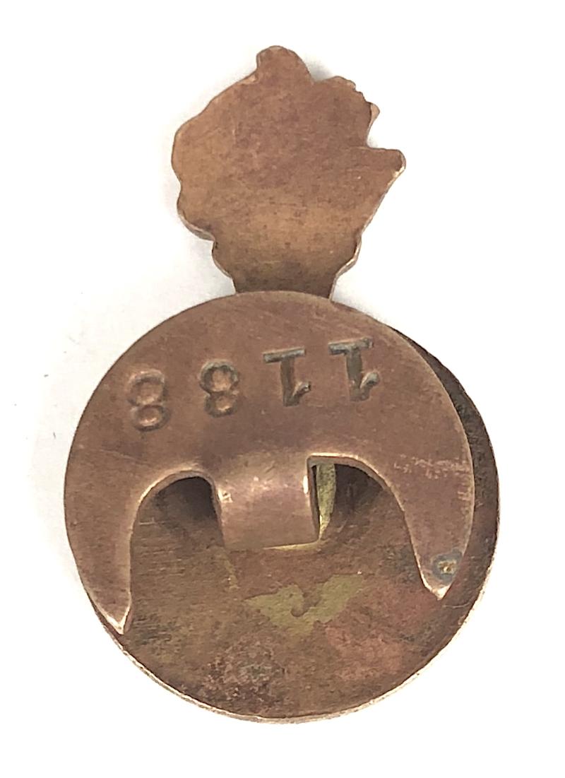 WW2 Fire Service war workers numbered badge