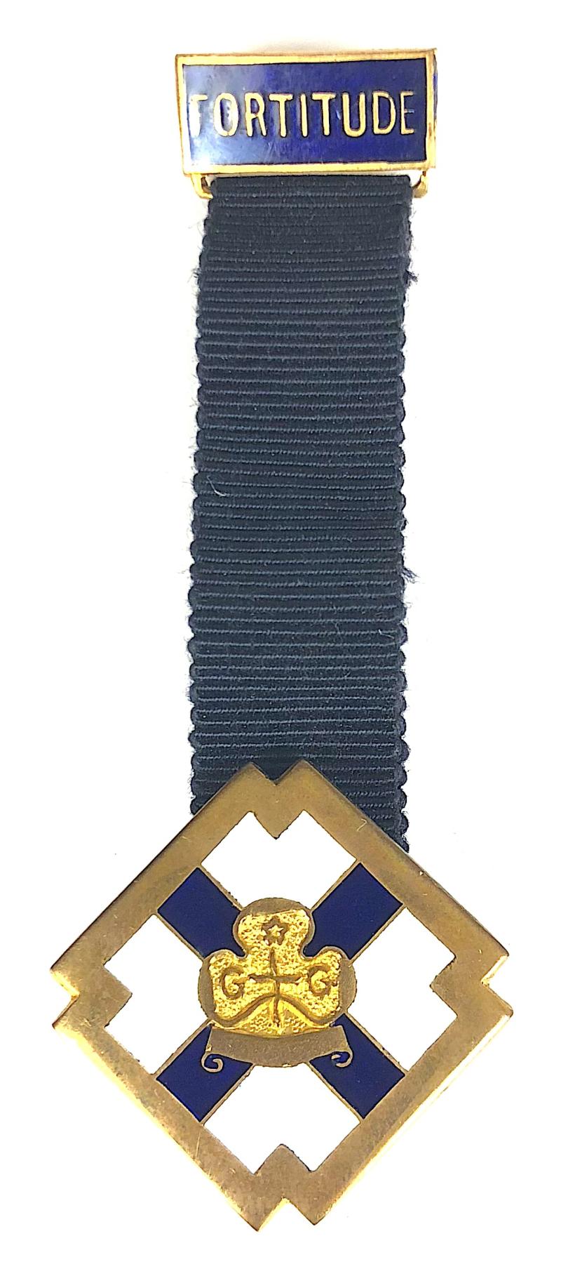 The Girl Guide Badge of Fortitude Medal Award c.1928 - 1964