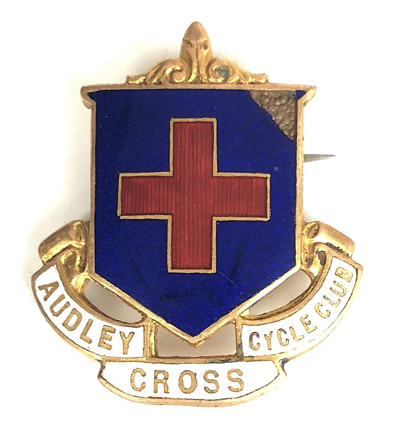 Audley Cross Cycle Club badge Staffordshire