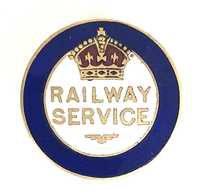 WW1 Rhymney Railway or LB&SCR 1st Issue war service badge