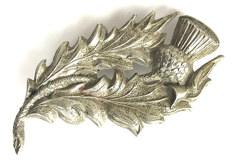1885 - 1902 South African Cape Town Highlanders Thistle Collar Badge