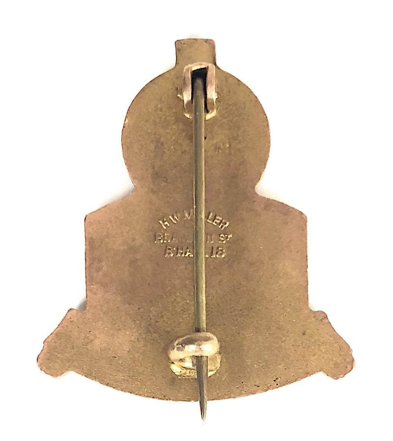 John Lysaght Ltd Orb Iron Works Newport ARP air raid precauctions badge