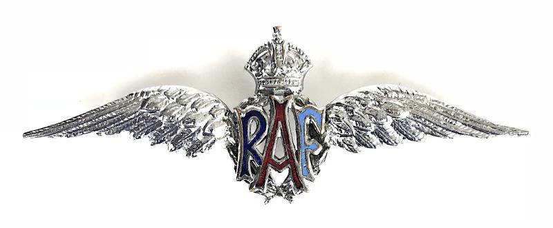Royal Air Force Pilot's Wing RAF wartime sweetheart brooch