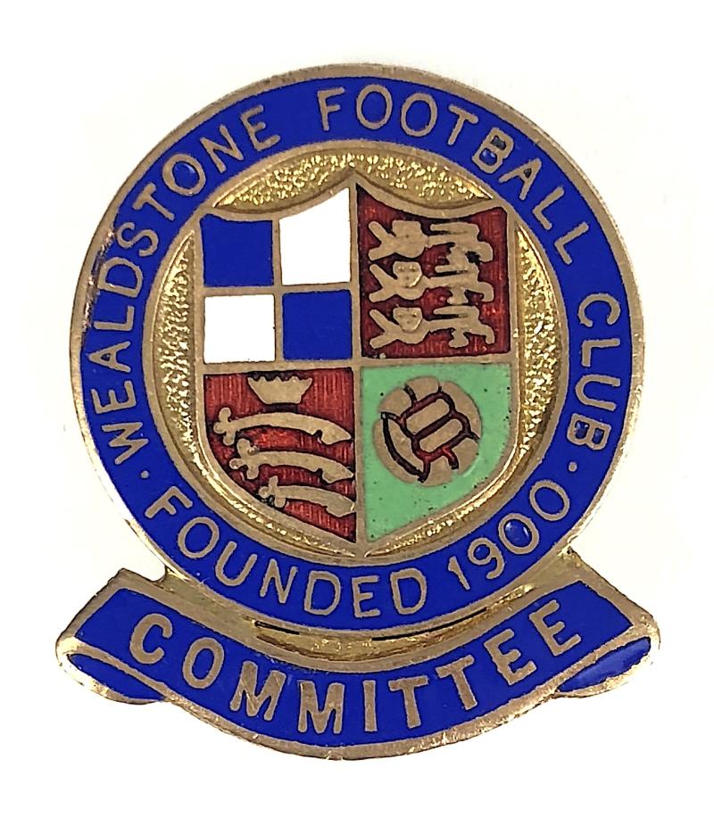 Wealdstone Football Club Founded 1900 Committee Badge