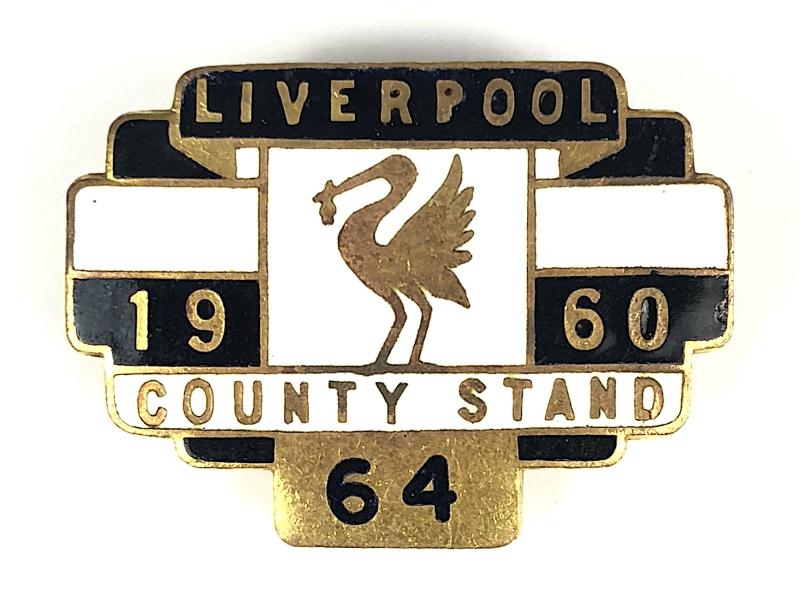 1960 Liverpool County Stand Aintree racecourse horse racing club badge