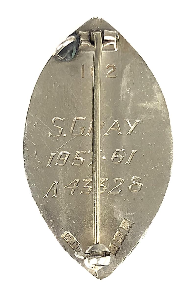 Edinburgh Southern Hospitals School of Nursing 1953 Hm Silver Badge Scotland