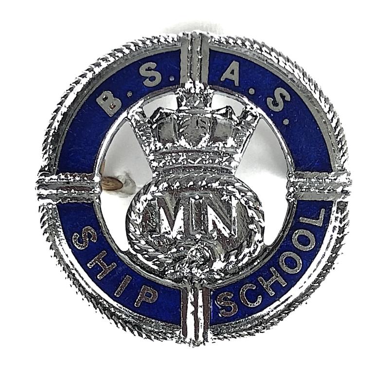 WW2 British Ship Adoption Society Merchant Navy war comforts badge