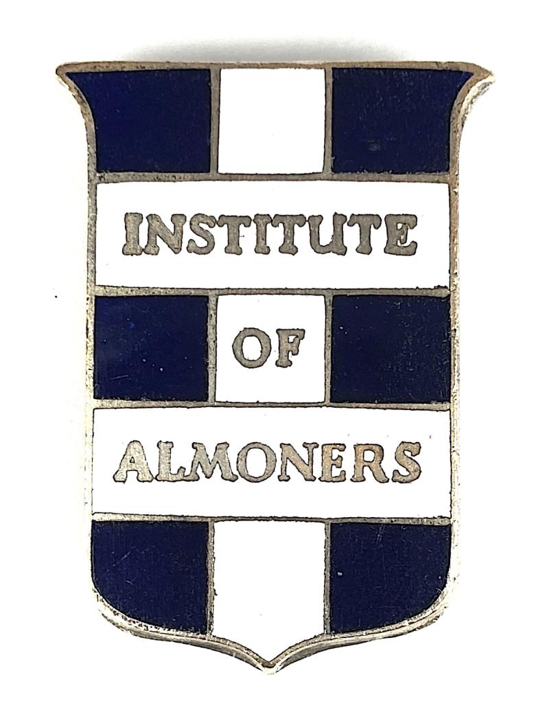 Institute of Almoners hospital union named badge