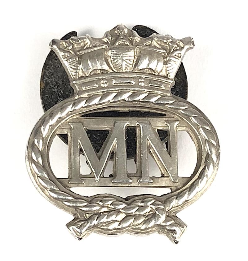 Merchant Navy official issue MN war service silver badge