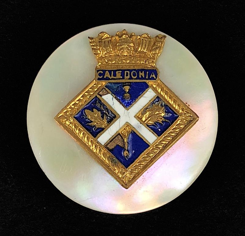 HMS Caledonia Royal Navy Shore Establishment Badge Rosyth Scotland