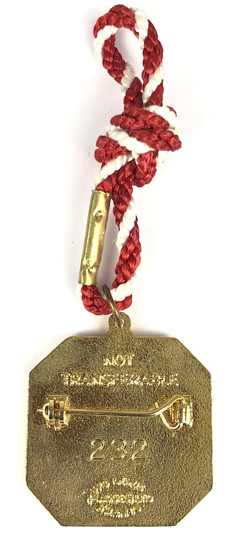 2003 Folkestone Racecourse Horse Racing Club Badge closed course Kent