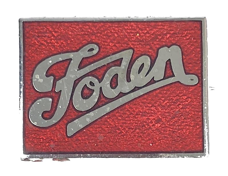 Foden Trucks & Bus manufacturing company advertising badge Sandbach