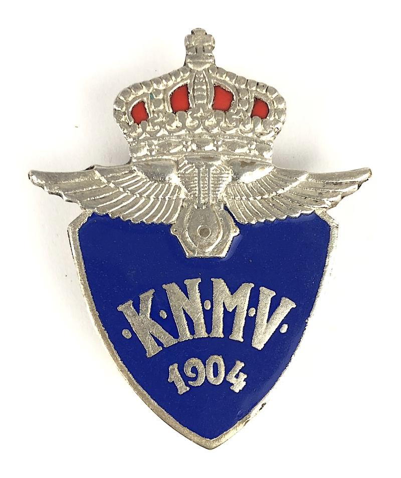 Royal Netherlands Motorcycle Association K.N.M.V. 1904 Badge Kon Begeer Voorschoten