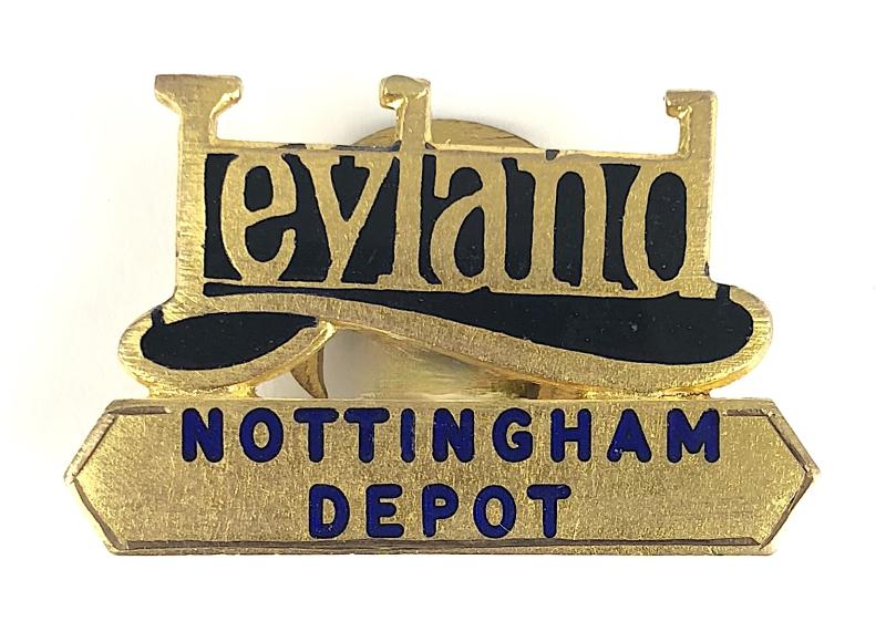 Leyland Motors Nottingham Depot Vintage Lapel Badge