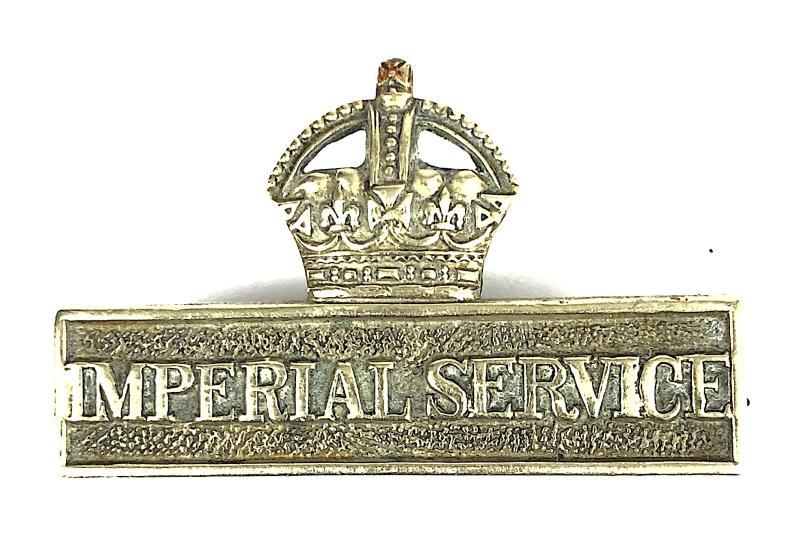 WW1 Territorial Force Imperial Service Volunteer uniform breast badge