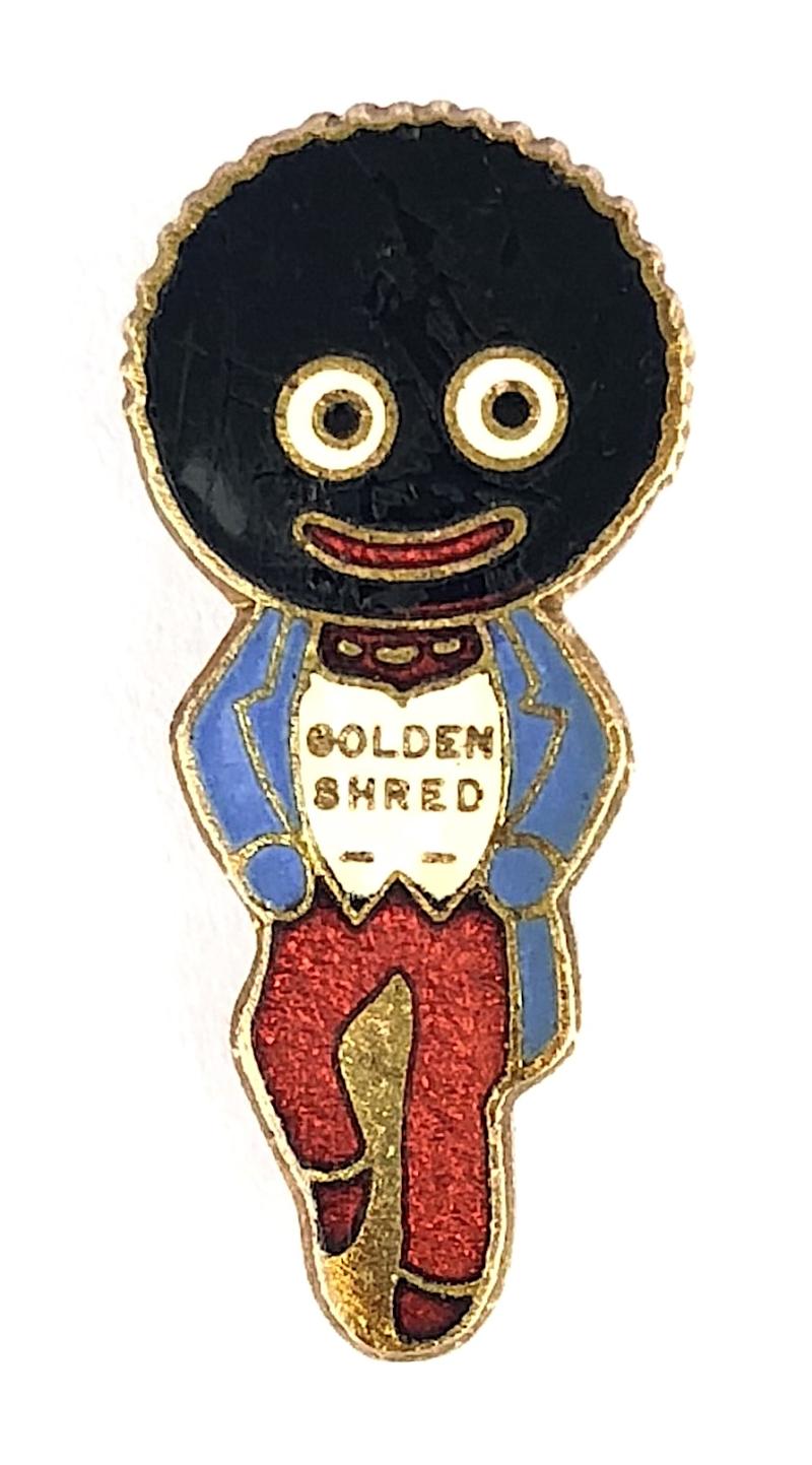 Robertsons Golly standard white waistcoat Golden Shred advertising badge J.R.GAUNT LONDON