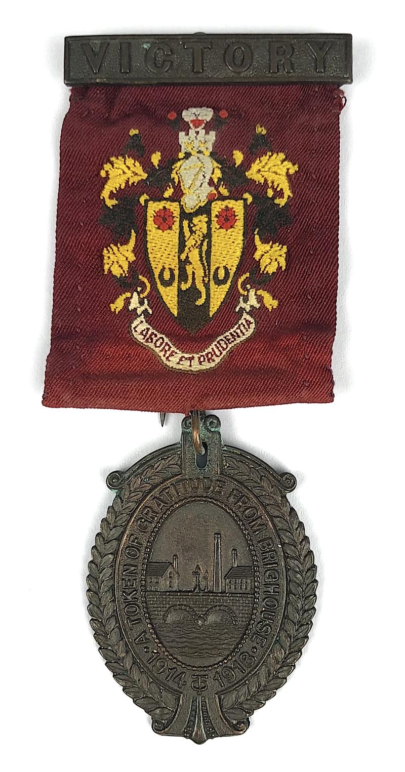 Token of Gratitude From Brighouse Yorkshire Tribute Medal Honourable Artillery Company