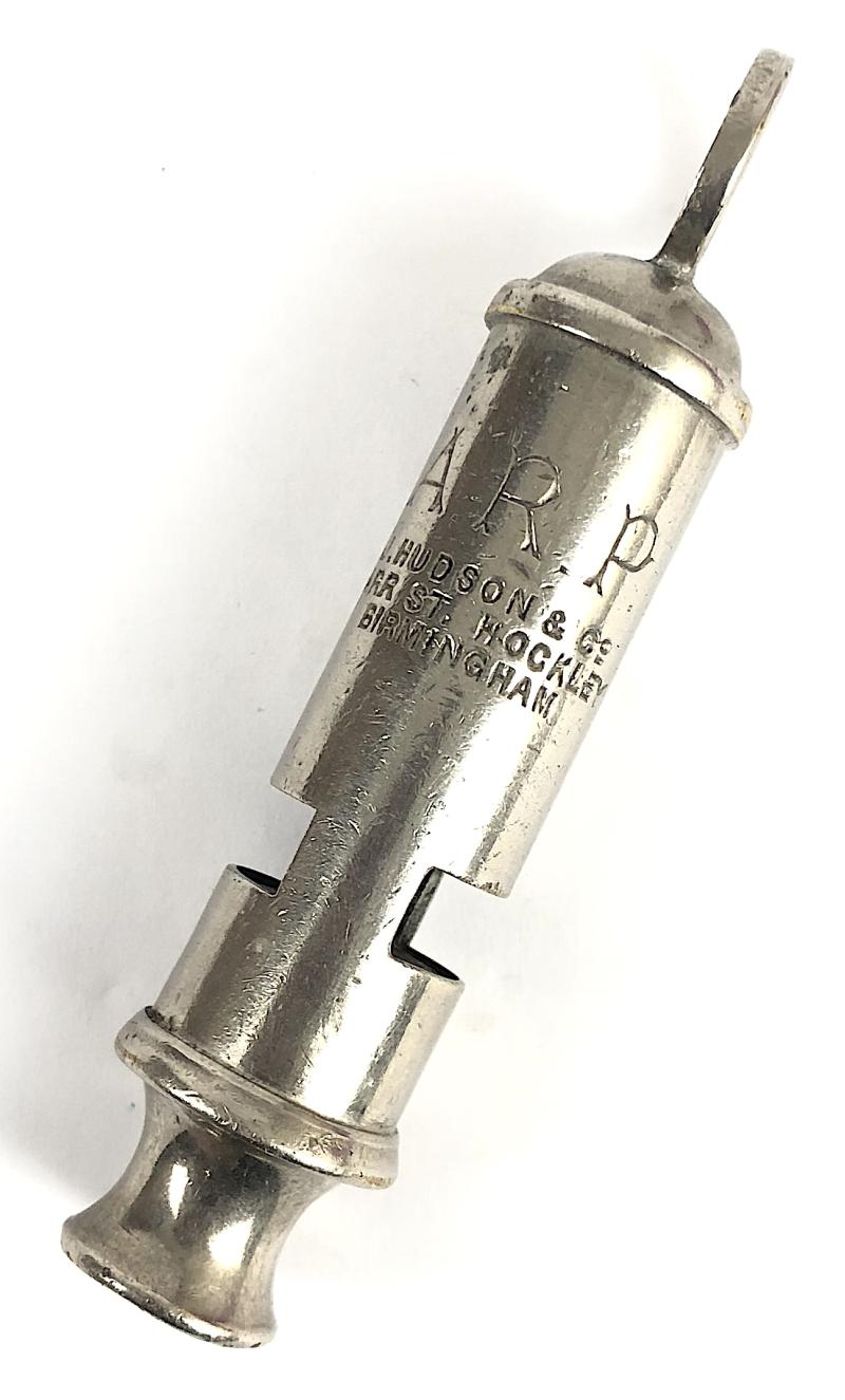 WW2 Air Raid Precautions ARP Whistle by J.Hudson