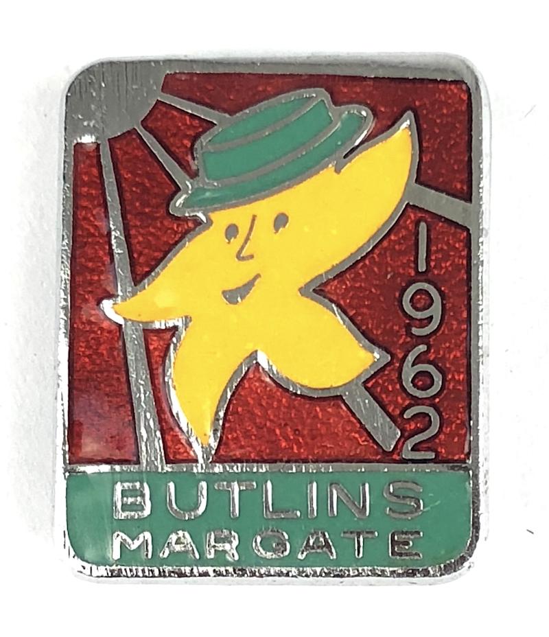 Butlins 1962 Margate holiday camp starfish badge