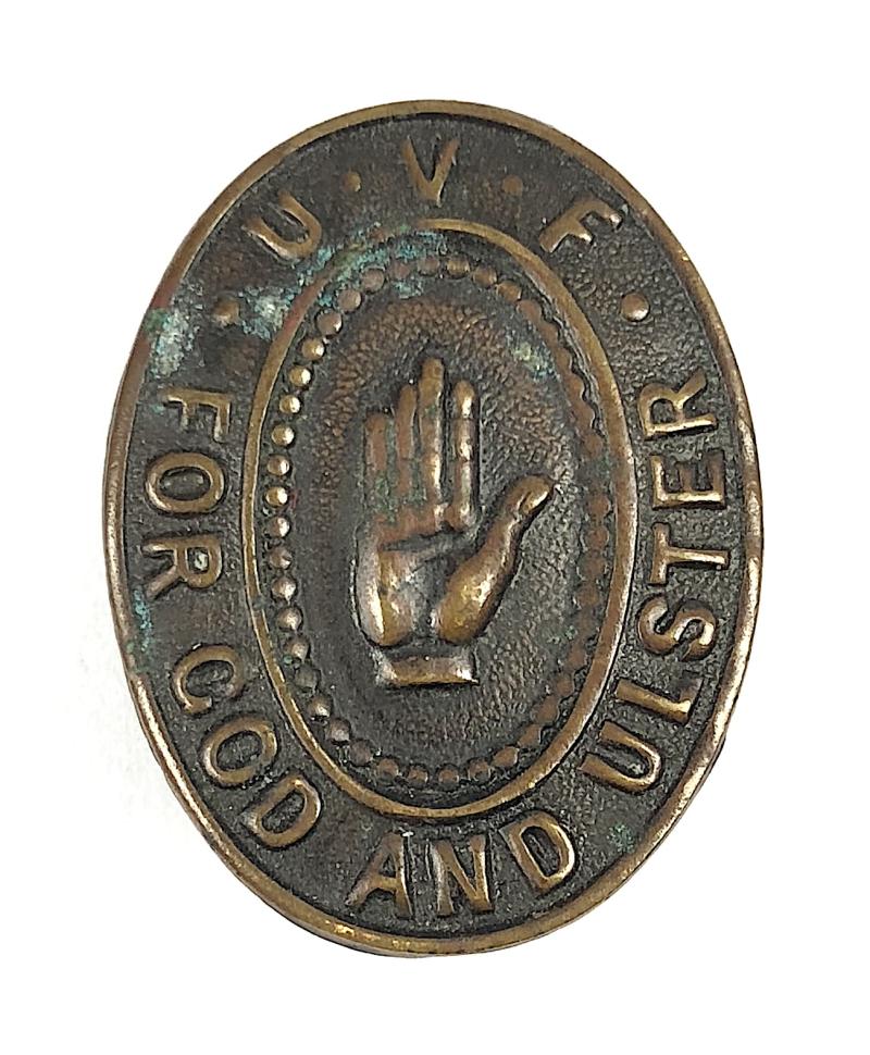 UVF For God And Ulster Belfast South Irish badge