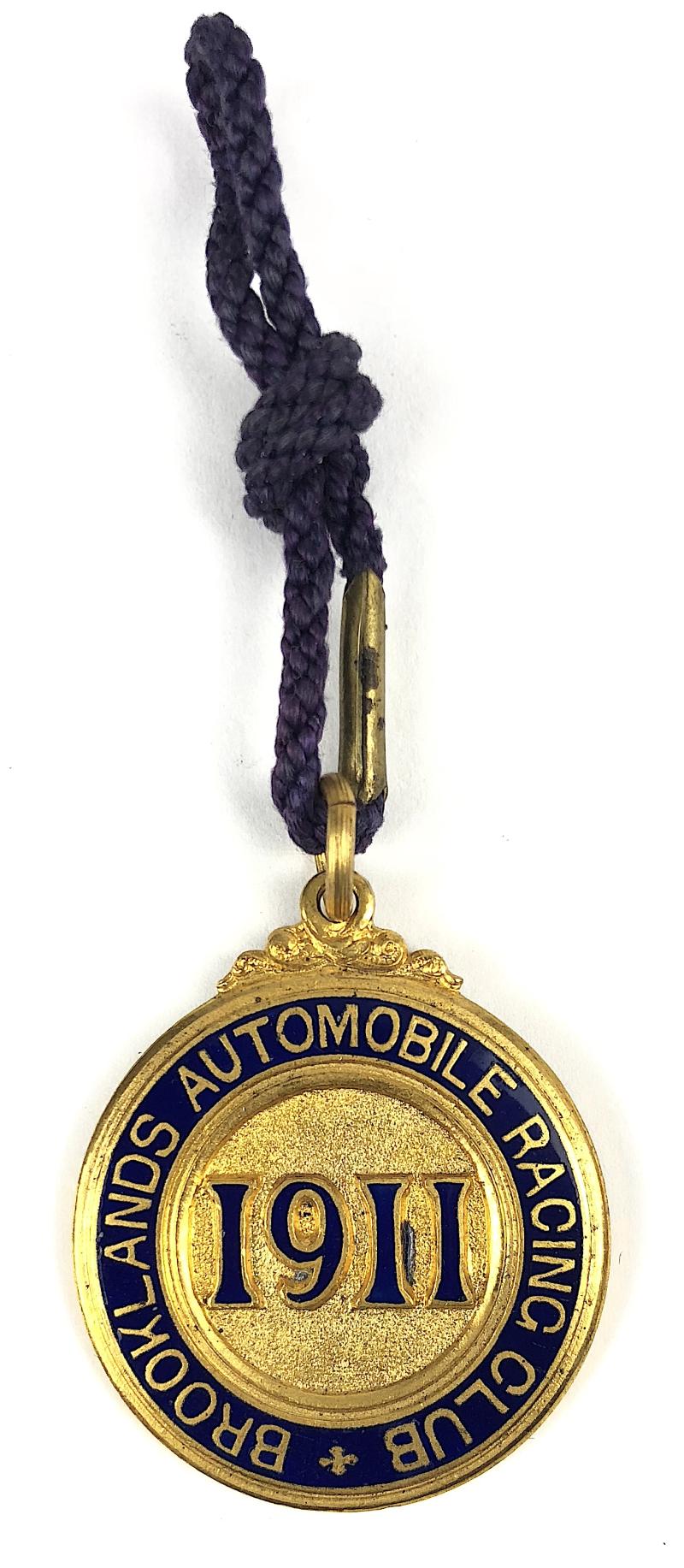 Brooklands Automobile Racing Club BARC 1911 gentleman's membership badge