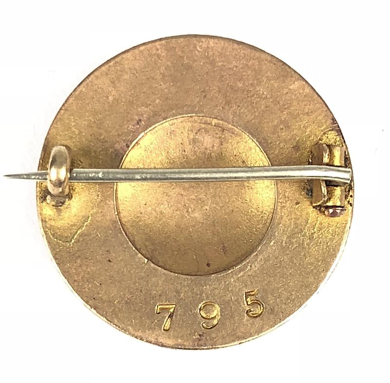 WW1 On His Majesty's Service O.H.M.S. war service numbered badge affiliated A.S.C.