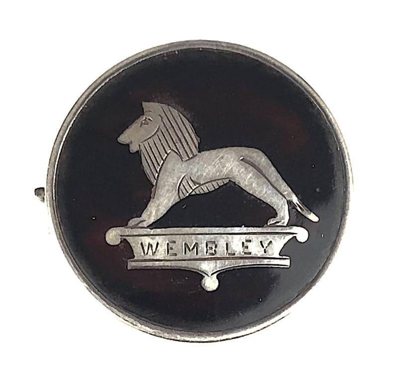 1924 British Empire Exhibition Wembley Lion Hm silver brooch