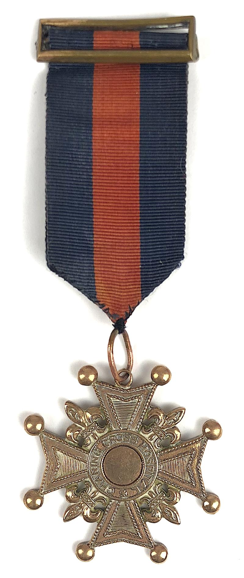 Charing Cross Hospital brass nurses medal