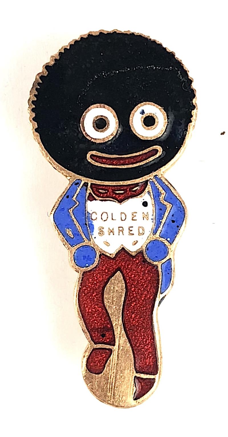 Robertsons Golly standard white waistcoat advertising bobble back badge Fattorini Birmingham