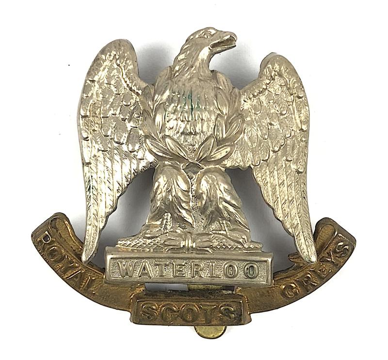 WW2 Royal Scots Greys (2nd Dragoons) Cap Badge