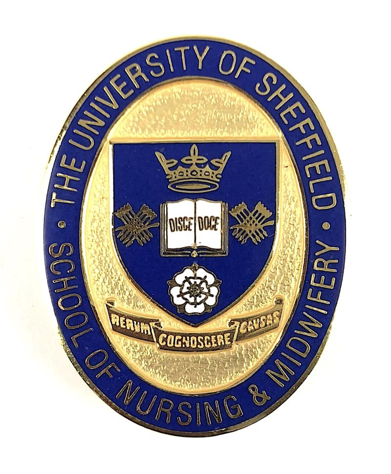 The University of Sheffield School of Nursing & Midwifery Badge