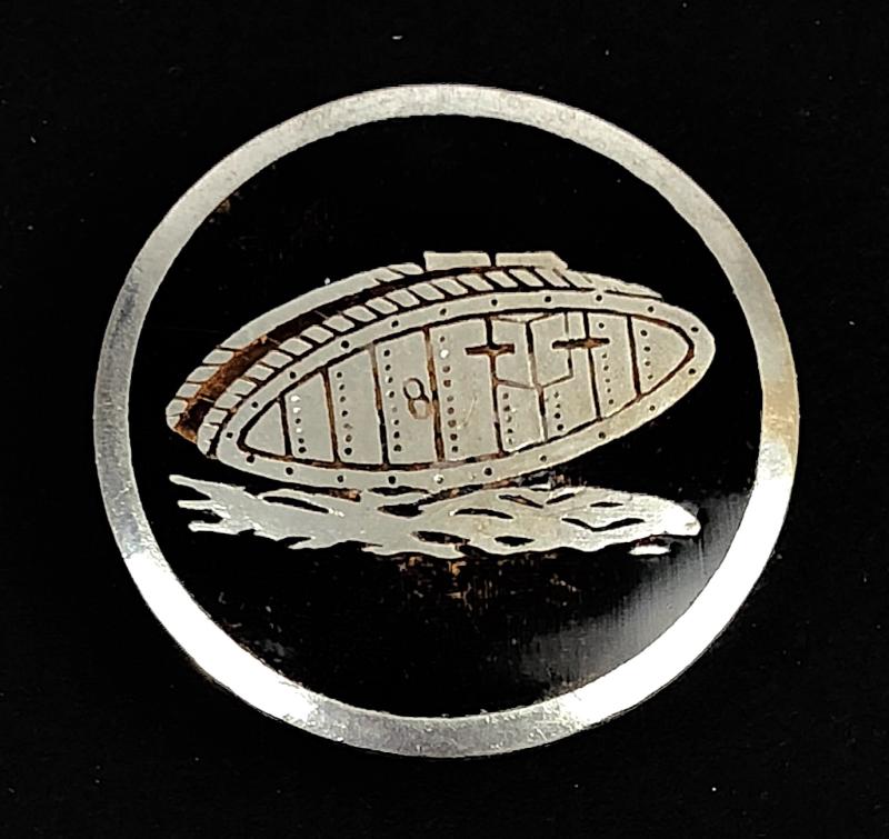 WW1 British Mark VIII Tank Corps Enamel Pin Badge