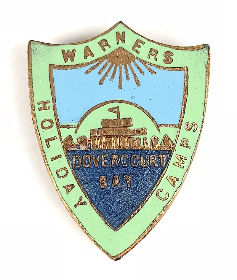 Warners Holiday Camp Dovercourt Bay Badge
