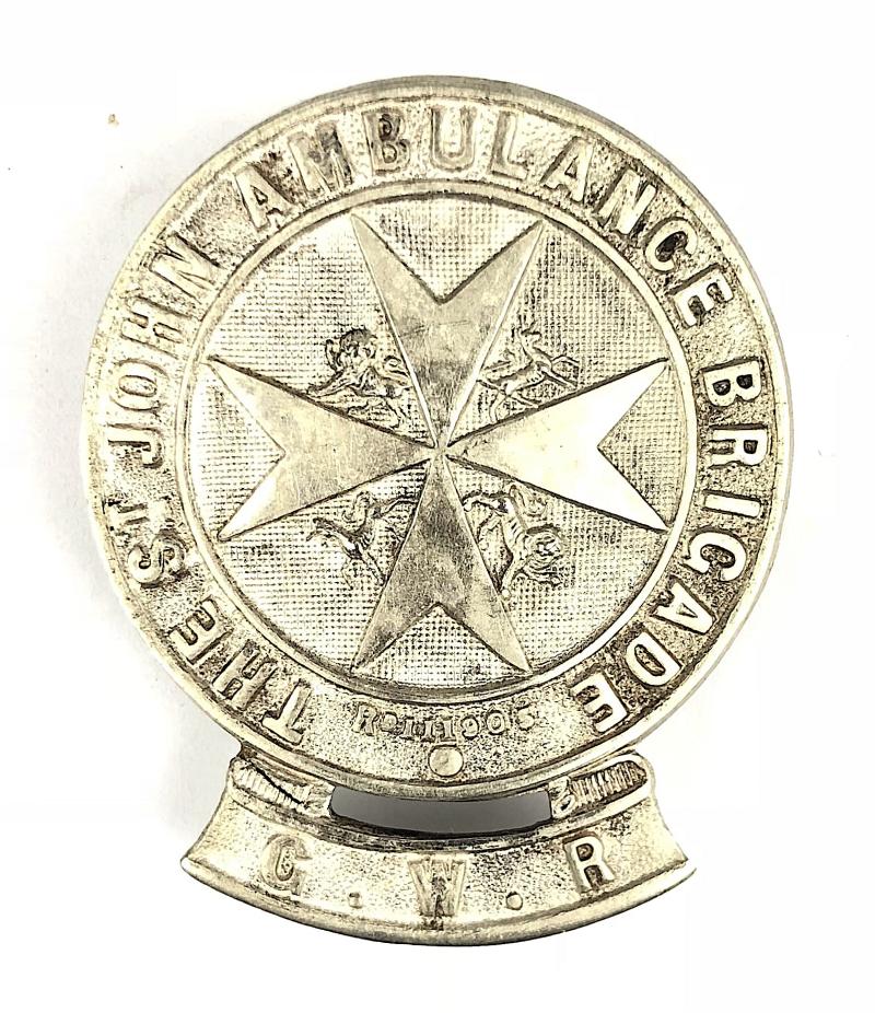St John Ambulance Brigade Great Western Railway GWR Sleeve Badge