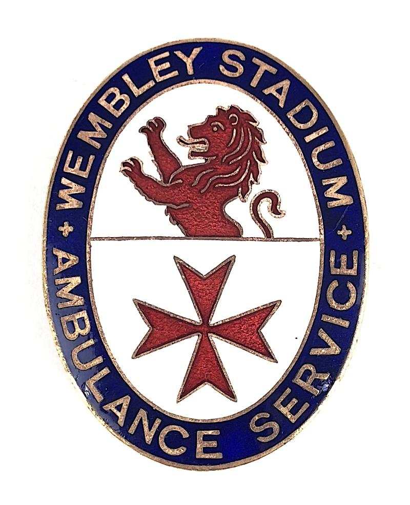 Wembley Stadium Ambulance Service Cap Badge c.1930