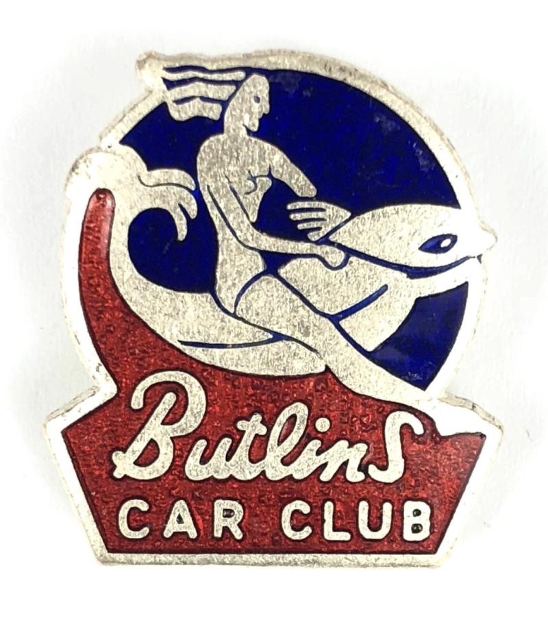 Butlins Car Club enamel pin badge by J.R.Gaunt