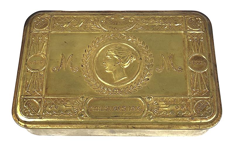 WW1 Princess Mary Christmas 1914 Gift Fund Tin