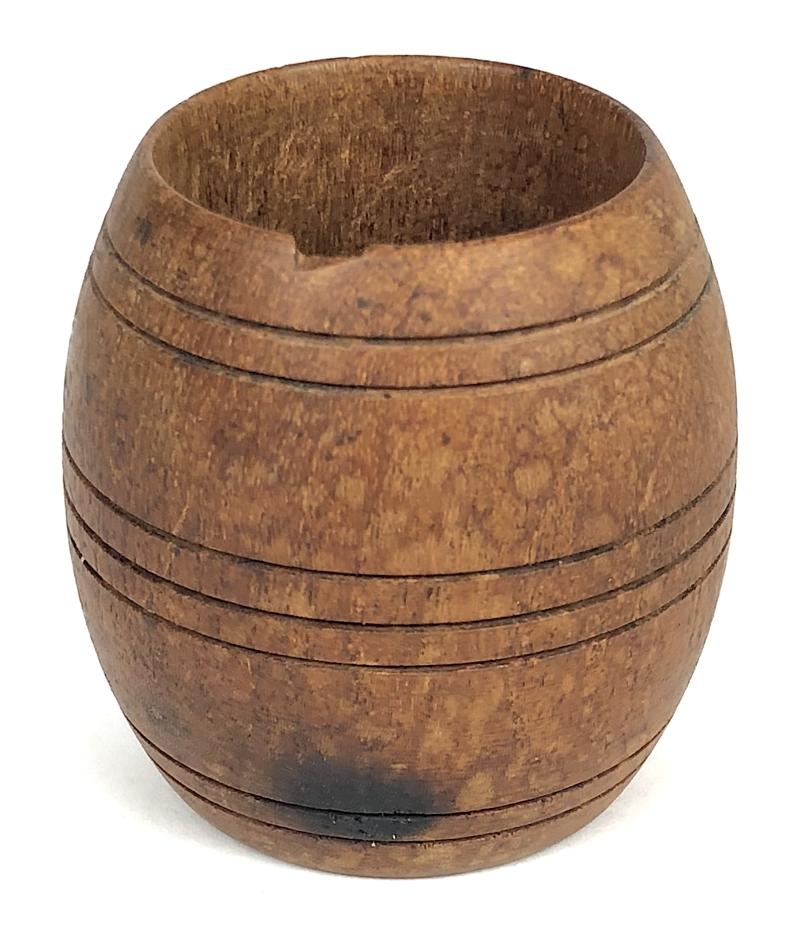 S.S. LEVIATHAN teakwood barrel reclaimed from the American ocean liner c.1911 - 1934