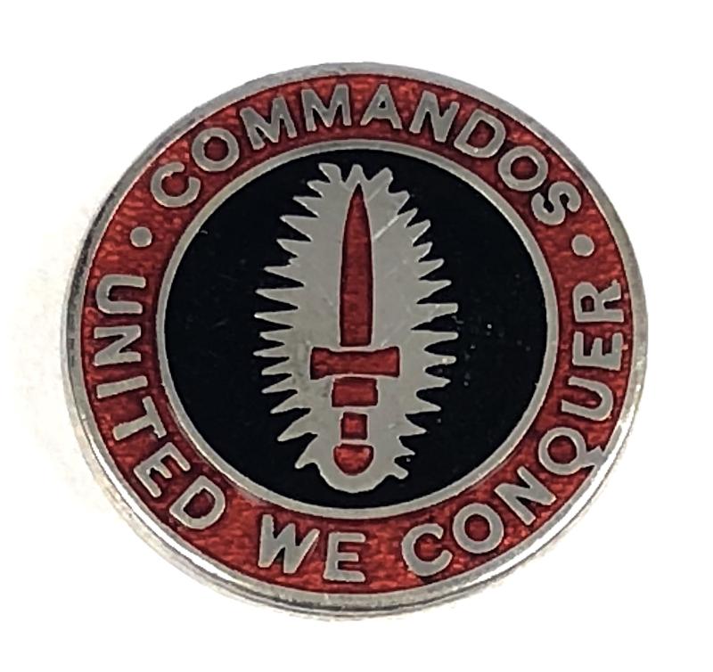 Old Comrades Association of The Army Commandos issue number 3382 badge