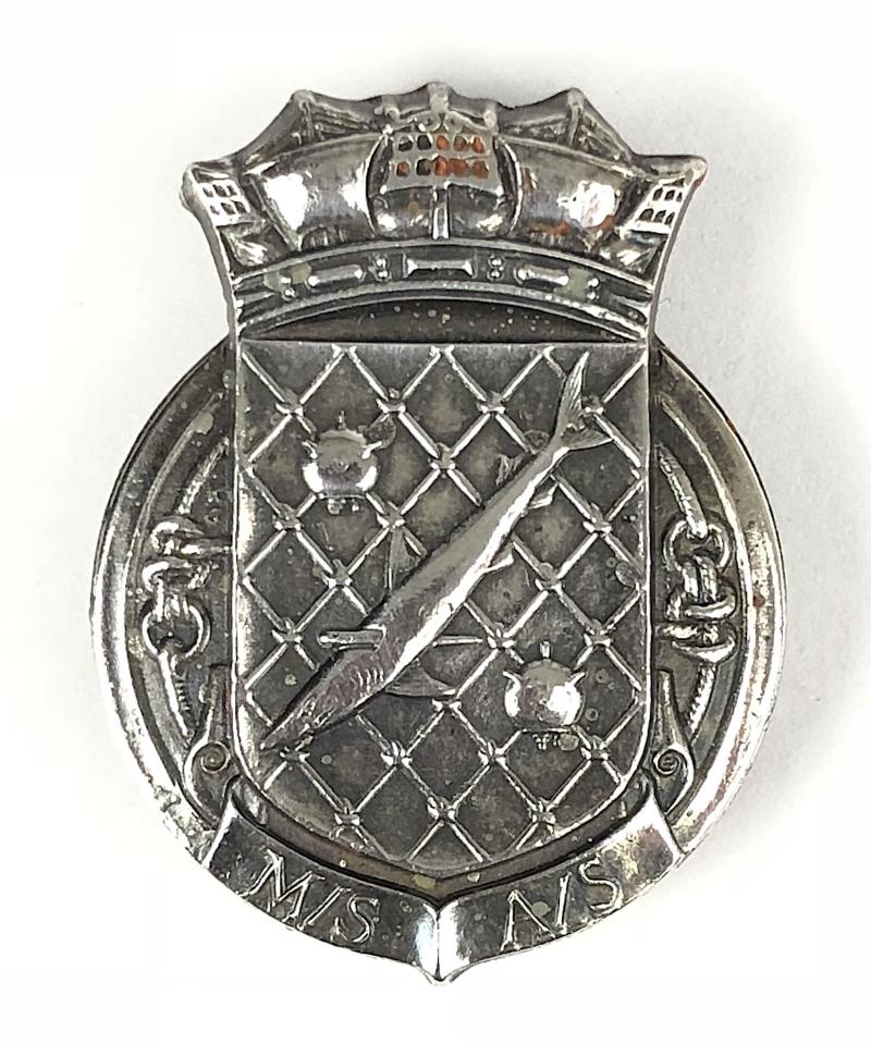 WW2 Royal Naval Patrol Service Minesweeping Anti Submarine Badge