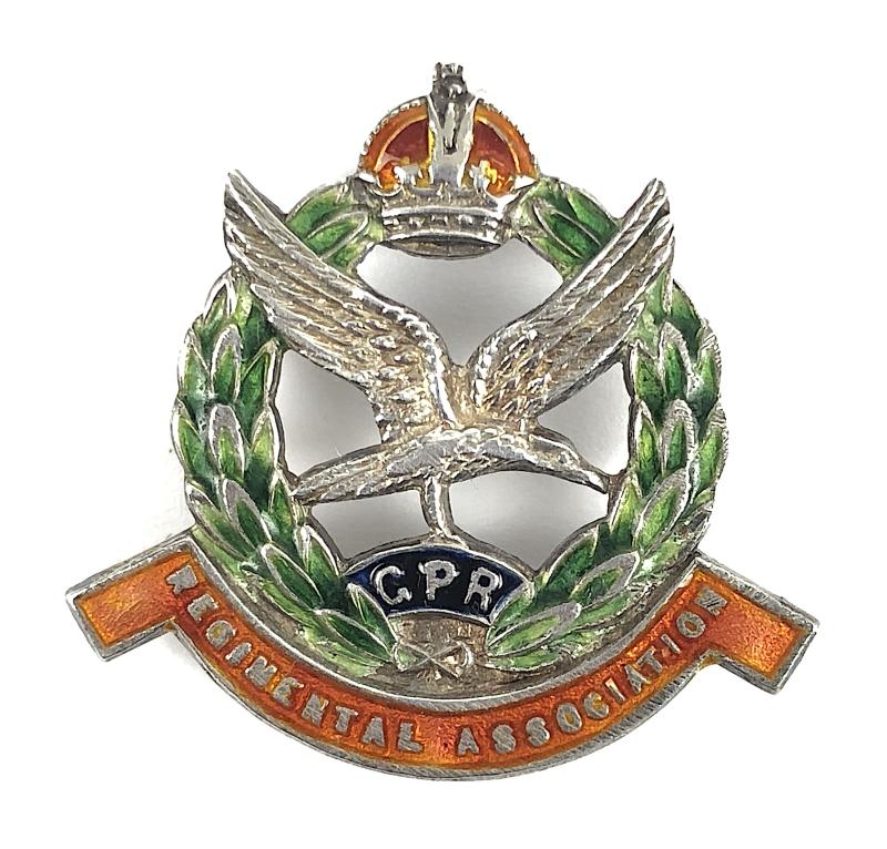 Glider Pilot Regimental Association Silver & Enamel Pin Badge