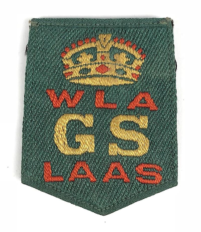 WW1 Womens Land Army Good Service ribbon award cloth badge