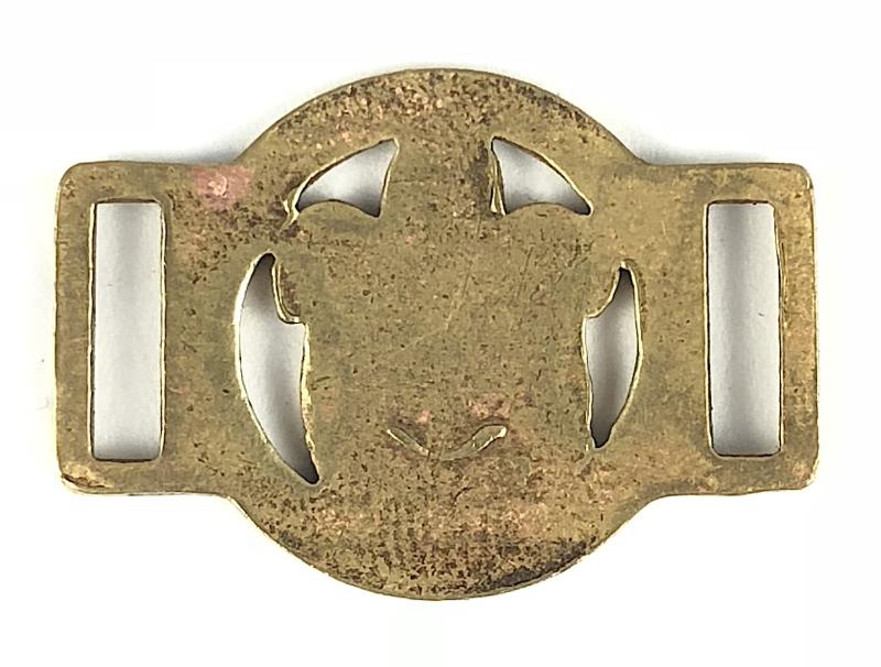 Boy Scouts Forces Wrist Strap brass ID bracelet badge