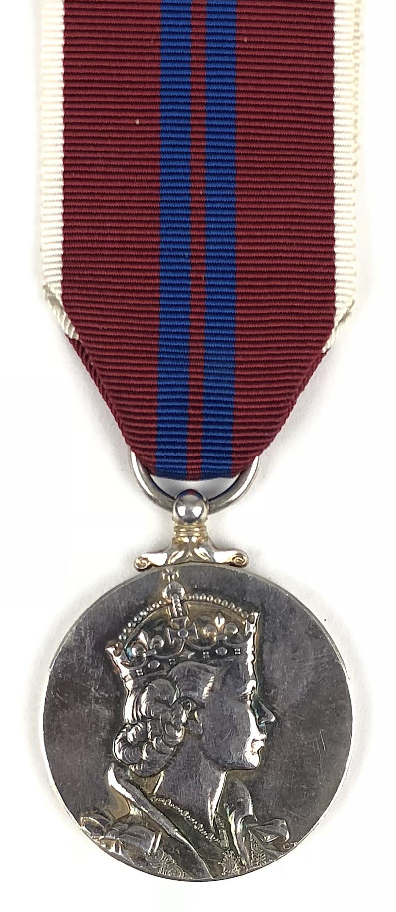 Queen Elizabeth II 1953 Coronation Full Size Silver Medal