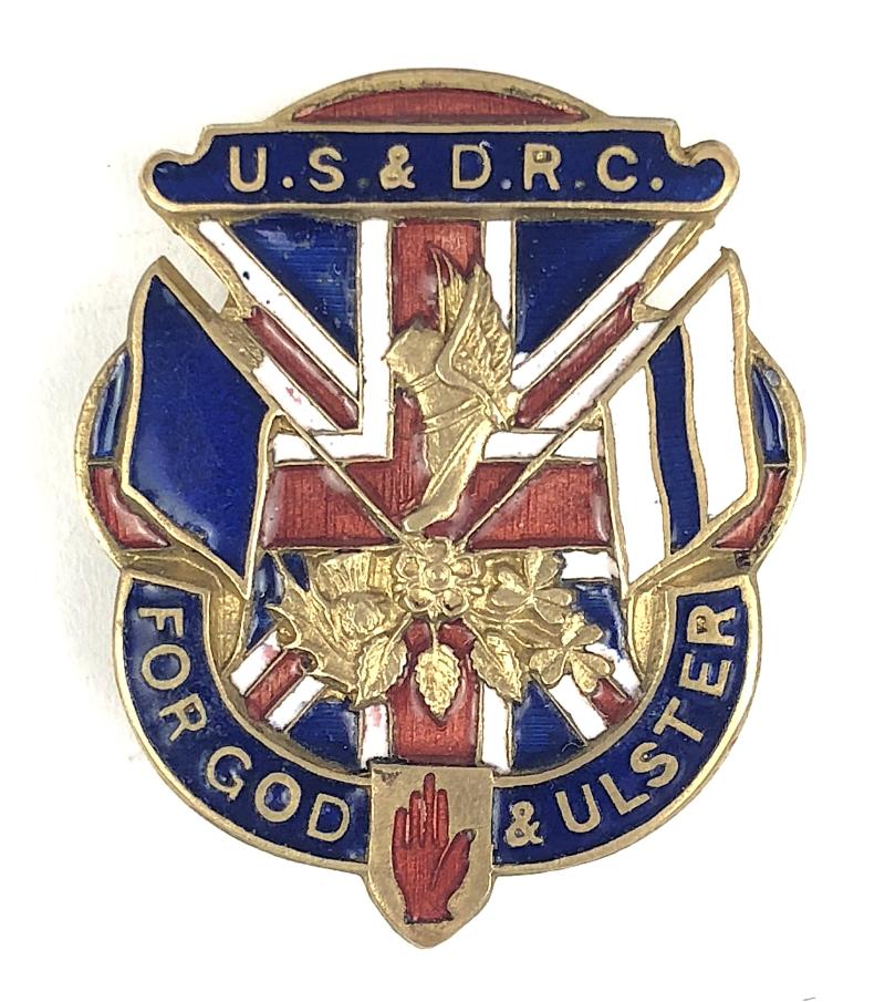 Ulster Volunteer Force Signal & Despatch Riders Corps UVF Irish Badge