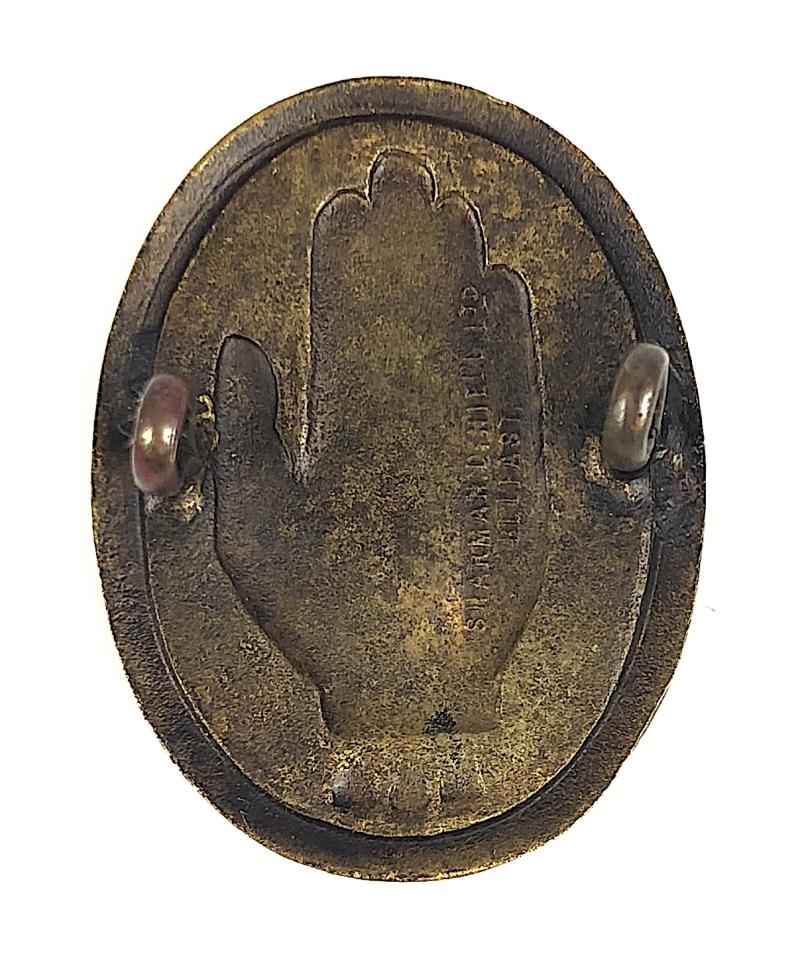 WW1 36th Division Ulster Volunteer Force UVF Irish cap badge