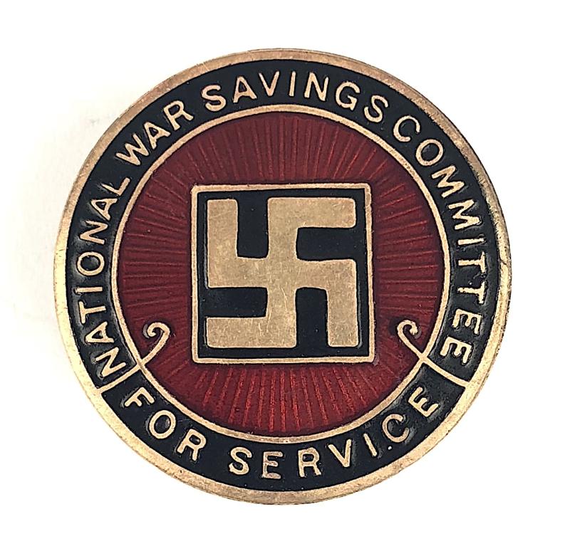 WW1 National War Savings Committee for service badge c.1916