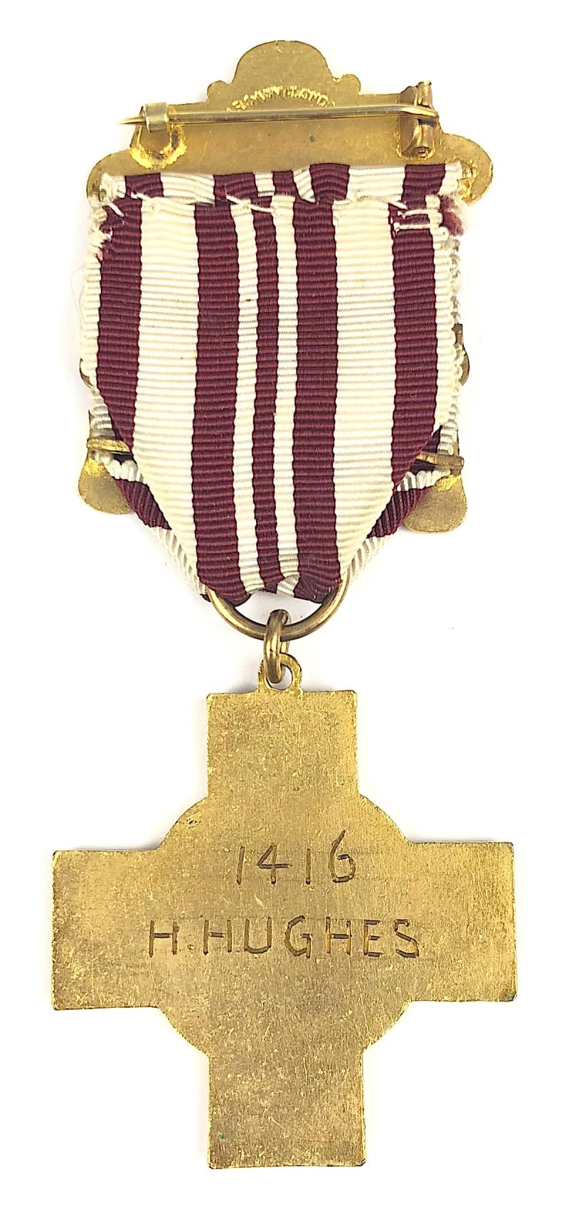 British Red Cross Society Proficiency First Aid Chemical Warfare Medal 1938 Clasps